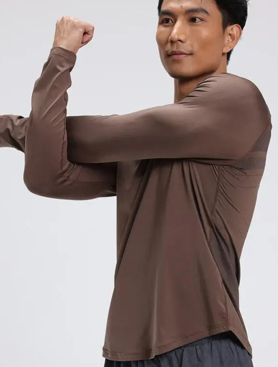 Camiseta Masculina Manga Longa UV Mesh